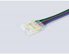 Соединитель гибкий двухсторонний Ambrella Light Illumination COB RGB 12/24V для лент 10mm (4 конт.) (5шт. в комплекте) GS7921