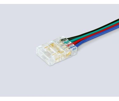 Соединитель гибкий двухсторонний Ambrella Light Illumination COB RGB 12/24V для лент 10mm (4 конт.) (5шт. в комплекте) GS7921