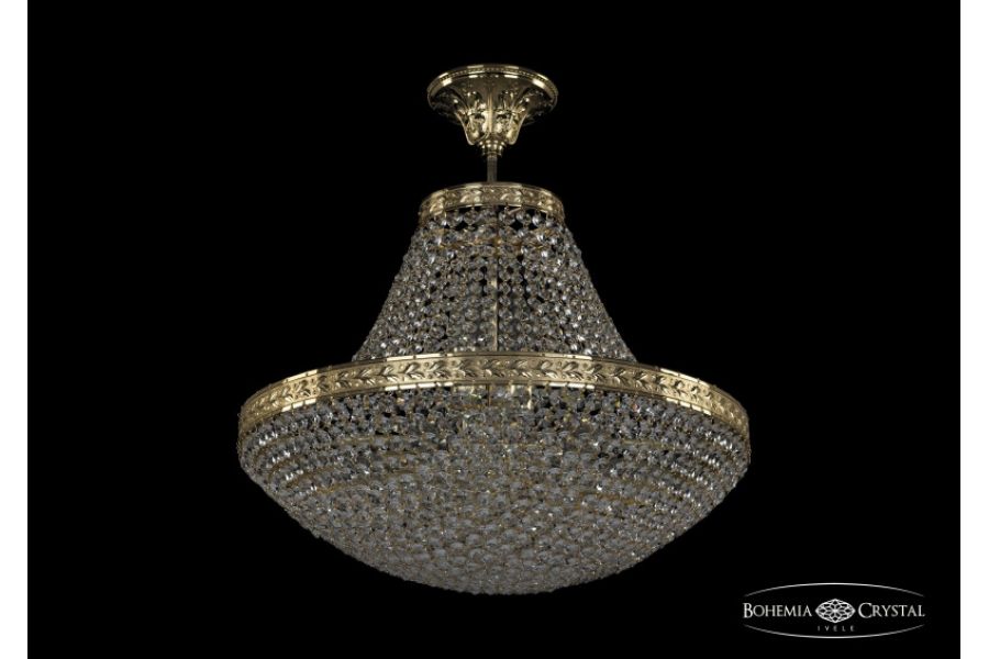 Люстра на штанге Bohemia Ivele Crystal 19321/H1/45IV G