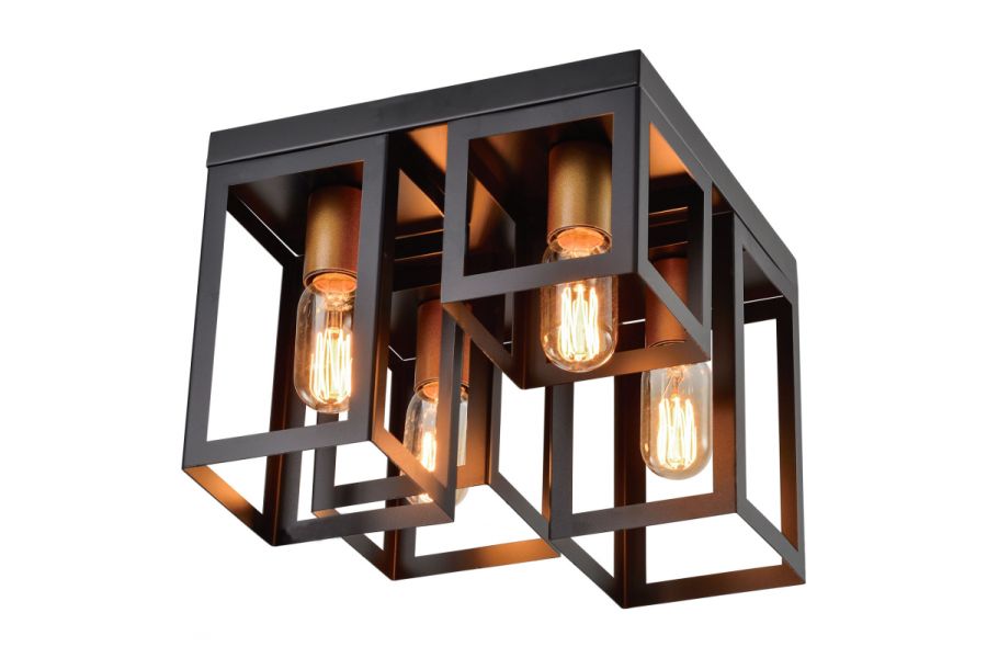 Потолочная люстра Lussole Loft Bullock LSP-8409