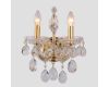 Бра Crystal Lux Isabel AP2 Gold/Transparent