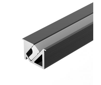 Алюминиевый профиль Arlight SL-BEVEL-H10-F14-2000 ANOD BLACK 044084