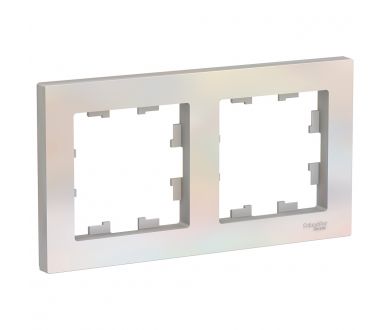 Рамка 2-ая, универсальная Systeme Electric AtlasDesign Жемчуг ATN000402