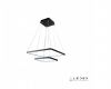 Подвесная люстра iLedex Venus 8153-500+300-D-T BK