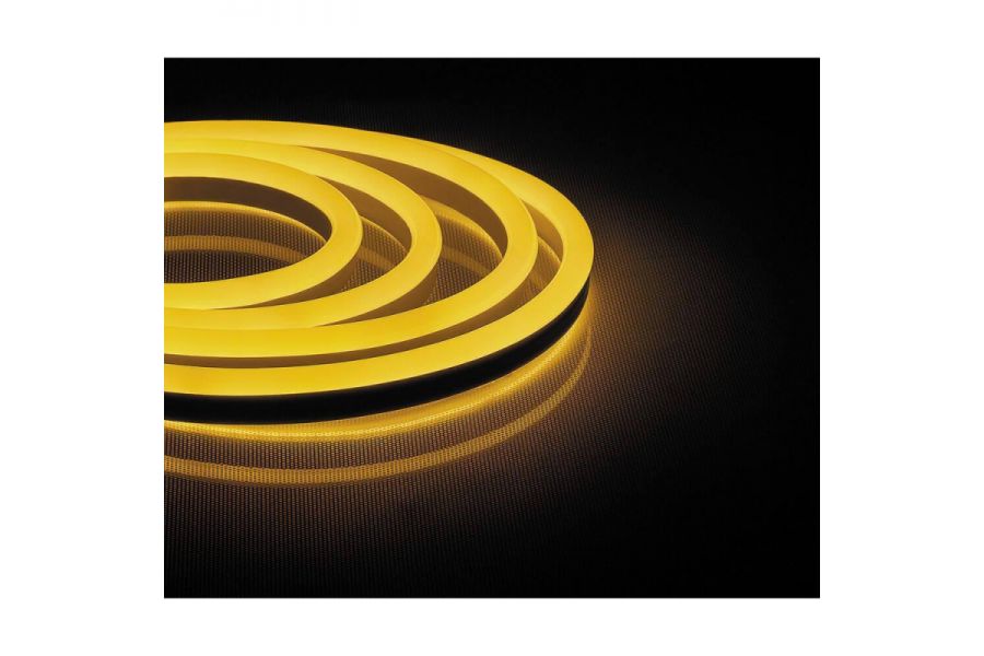 Светодиодная неоновая влагозащищенная лента Feron 9,6W/m 120LED/m 2835SMD теплый белый 50M LS720 29561