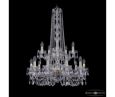 Подвесная люстра Bohemia Ivele Crystal 1402/10+5/240/h-90/2d G