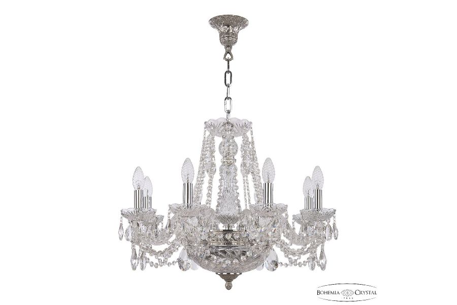Подвесная люстра Bohemia Ivele Crystal 1451/8/160/250 Ni