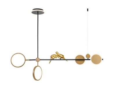 Люстра на штанге Arte Lamp Toliman A2613SP-4BK