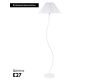 Торшер Arte Lamp Agatha A5069PN-1WH