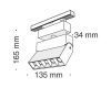 Трековый светильник Maytoni Track lamps TR015-2-10W4K-B