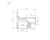 Профиль Arlight STRETCH-20-WALL-D-SIDE-2000 WHITE 042945