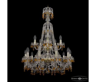 Подвесная люстра Bohemia Ivele Crystal 1410/10+5/240/XL-91/2d G V1003