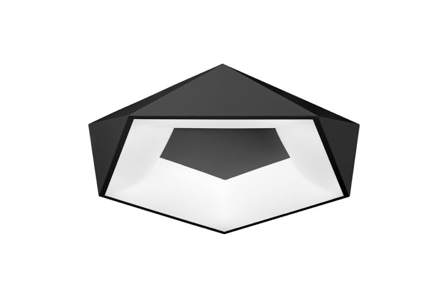 Потолочный светодиодный светильник iLedex Luminous S1889/55 BK