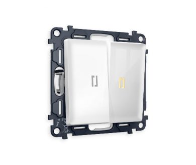 Купить Комплект механизма 2-кл проходного выключателя с подсветкой Ambrella Volt Alfa MA104030 Комплект механизма 2-кл проходного выключателя с подсветкой Ambrella Volt Alfa MA104030
