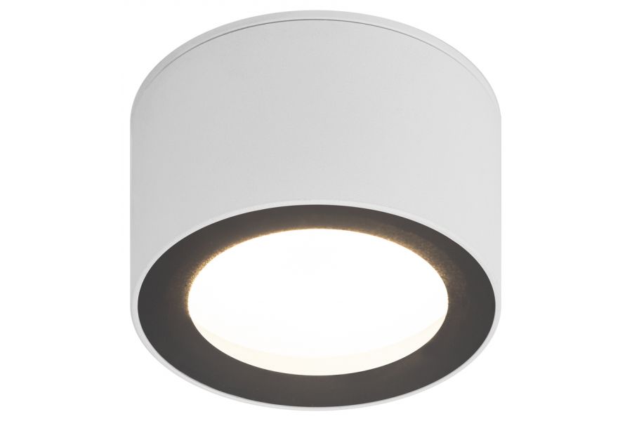 Накладной светильник Эра OL28 WH/BK Б0055581