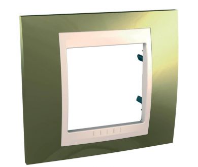 Рамка 1-постовая Schneider Electric Unica Хамелеон MGU66.002.504