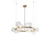 Подвесная люстра Crystal Lux Agata SP15 V2 Gold/Transparente