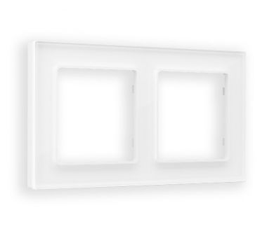 Рамка двухместная Ambrella Volt Platos AF330102