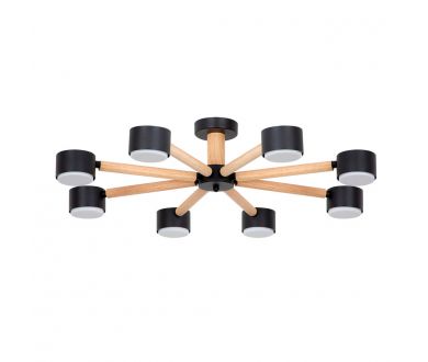 Потолочные люстры Arte Lamp Tenda A1624PL-8BK