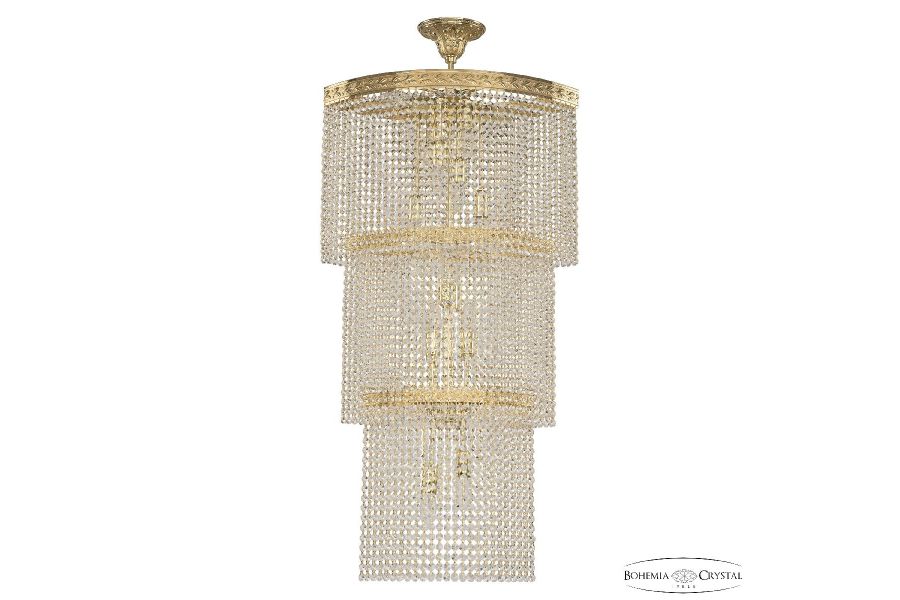 Каскадная люстра Bohemia Ivele Crystal 83303/55IV-100 G