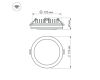 Влагозащищенный светильник Arlight LTD-115SOL-15W Day White 020709