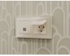 Комплект механизма компьютерной розетки RJ-45(8P8C) CAT6 со шторкой Ambrella Volt Alfa MA332010