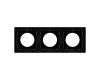 Рамка 3-местная алюминиевая Arlight FRM-PRESTO-ALR-3-BK 043872