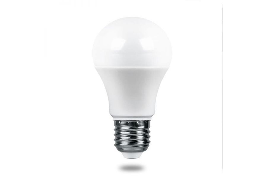 Лампа светодиодная Feron E27 15W 6400K груша матовая LB-1015 38037