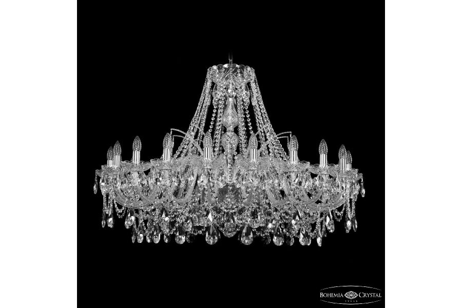 Подвесная люстра Bohemia Ivele Crystal 1411/20/400 Ni