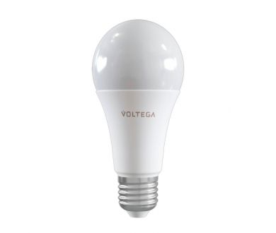 Лампа светодиодная Voltega E27 15W 4000K груша матовая VG2-A60E27cold15W 7157