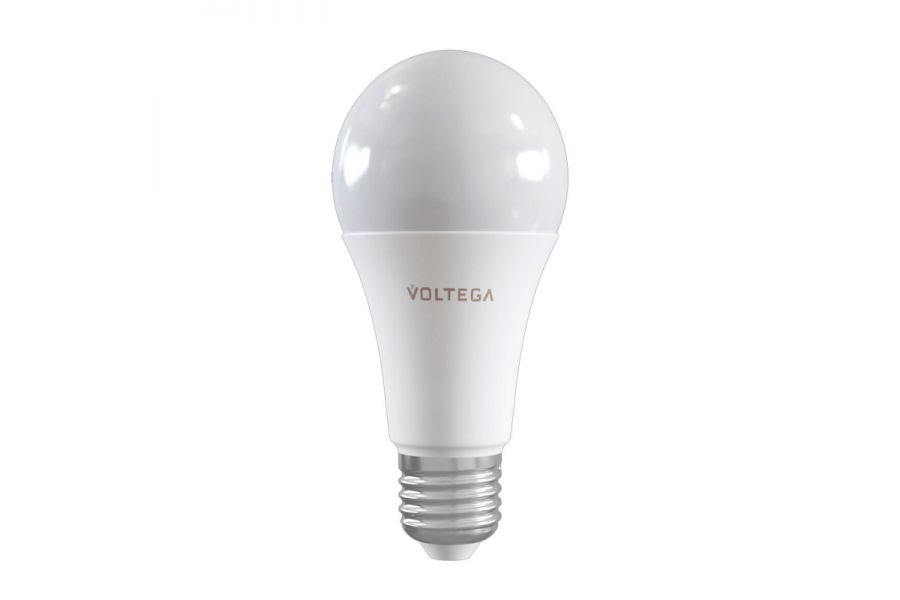 Лампа светодиодная Voltega E27 15W 4000K груша матовая VG2-A60E27cold15W 7157