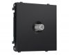 Комплект механизма TV розетки SAT SIGMA Черный матовый 5-2400MHz 3.5dB QUANT PRO Ambrella Volt MS813050 (SP8130, PR215)