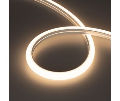 Светодиодная лента герметичная Arlight MOONLIGHT-PRO-TOP-X320-16x15mm 48V Warm3000 (10 W/m, IP65, 30m, wire x2) (Силикон) 061062