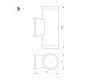 Уличный настенный светильник Arlight LGD-WALDER-R92-2x13W Day4000-MIX (Черный, 40 deg, 230V) (IP65 Металл) 060957