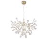 Подвесная люстра Crystal Lux Evita SP63 Gold/Transparent