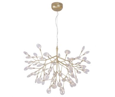 Подвесная люстра Crystal Lux Evita SP63 Gold/Transparent