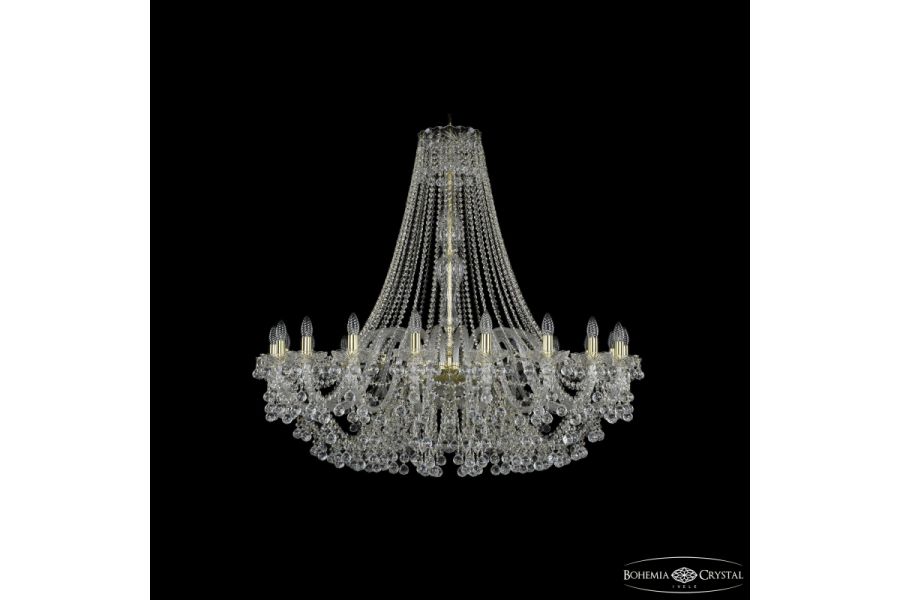 Подвесная люстра Bohemia Ivele Crystal 1409/20/460/h-118 G