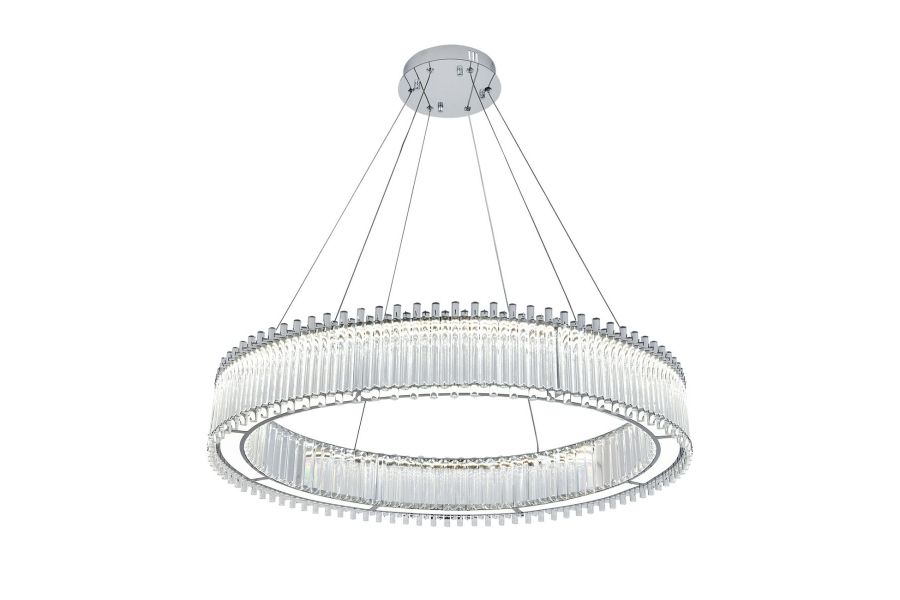 Подвесная люстра Indigo Grado 12056/B/1P Chrome V000196L