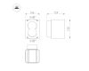 Уличный настенный светильник Arlight LGD-WALL-VARIO-S104x129-2x6W Day4000 (GR, 1-80 deg) 029794