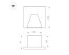 Светильник для ступеней Arlight LT-TIE-S100-3W Warm3000 (GR, 75x30 deg, 230V) (IP65 Бетон) 050875