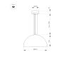 Подвесной светильник Arlight SP-RESTO-HANG-R500-30W Warm3000 (WH, 100 deg, 230V) 039697