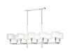 Люстра на штанге Crystal Lux MAESTRO SP-PL10 L1100 CHROME