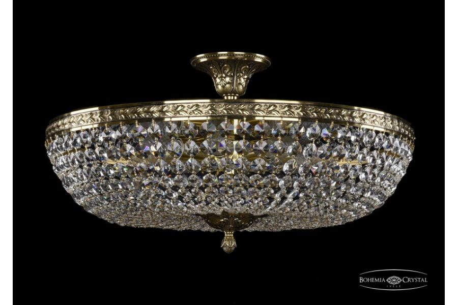 Люстра на штанге Bohemia Ivele Crystal 19111/55IV GB C1