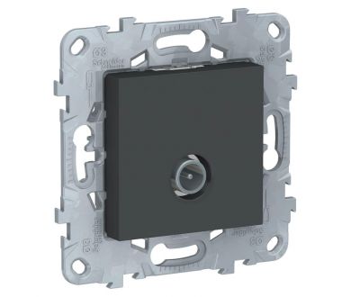 Розетка TV проходная Schneider Electric Unica New NU546354