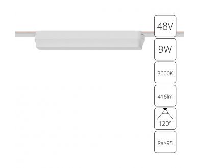Трековый магнитный светильник Arte Lamp Rapid A1153PL-1WH