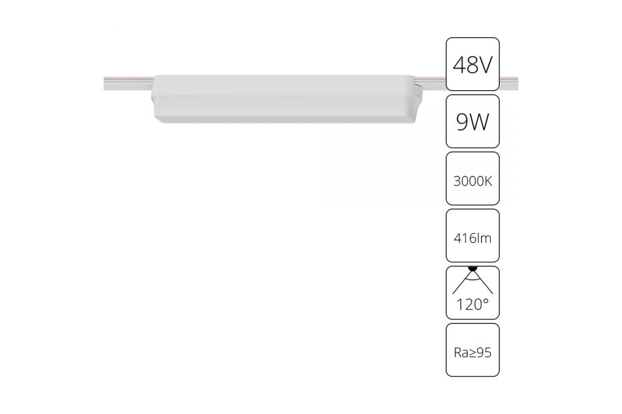 Трековый магнитный светильник Arte Lamp Rapid A1153PL-1WH