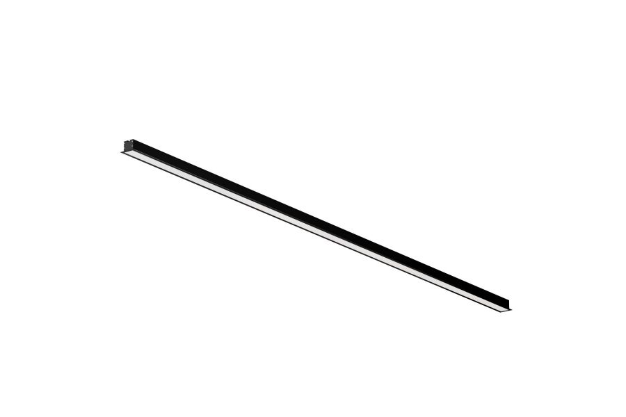 Линейный встраиваемый светильник Maytoni Technical 3000K 50x35 (Черный, 2 м) LL313015