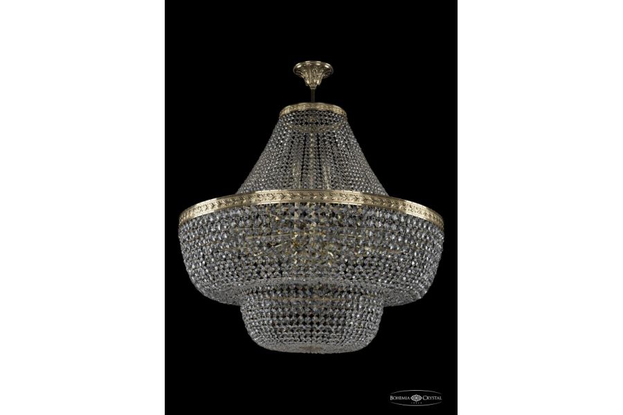 Люстра на штанге Bohemia Ivele Crystal 19101/H1/90IV G