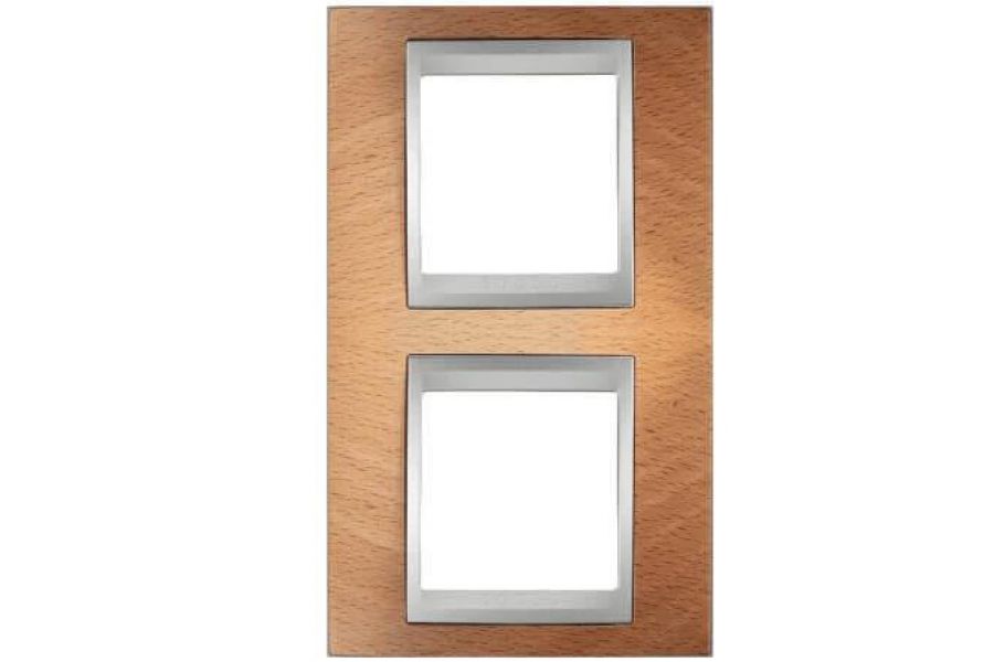 Рамка 2-постовая вертикальная Schneider Electric Unica Top MGU66.004V.0M2