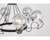 Подвесная люстра Lumina Deco LDP 9110-6 BK+CHR